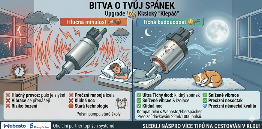 Hlučné palivové čerpadlo vs tiché čerpadlo pro naftové topení