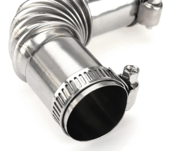 XL-AIRDD XL-AIRD Krátké potrubí na odvod spalin 13cm, výfuk k nezávislému topení