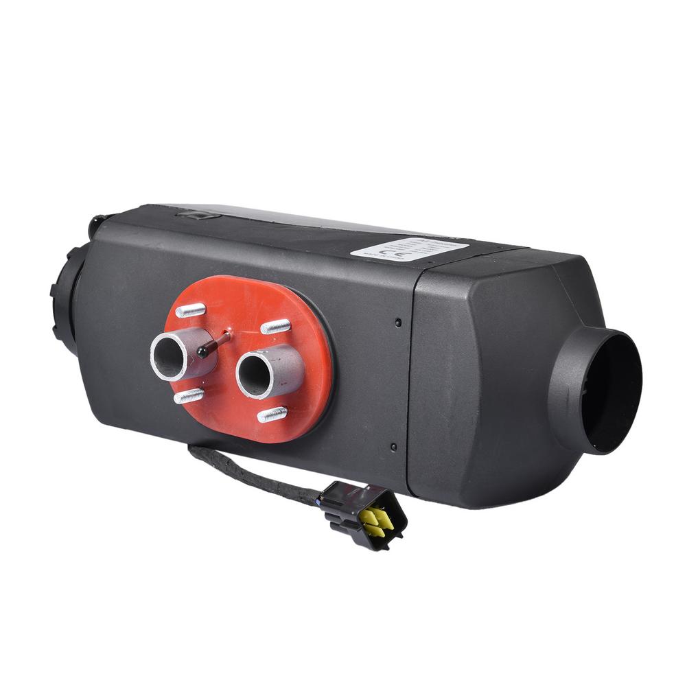 XL-AIRD Nezávislé topení 2kW včetně instalační sady, modrý LCD ovladač, 1 výduch, černé