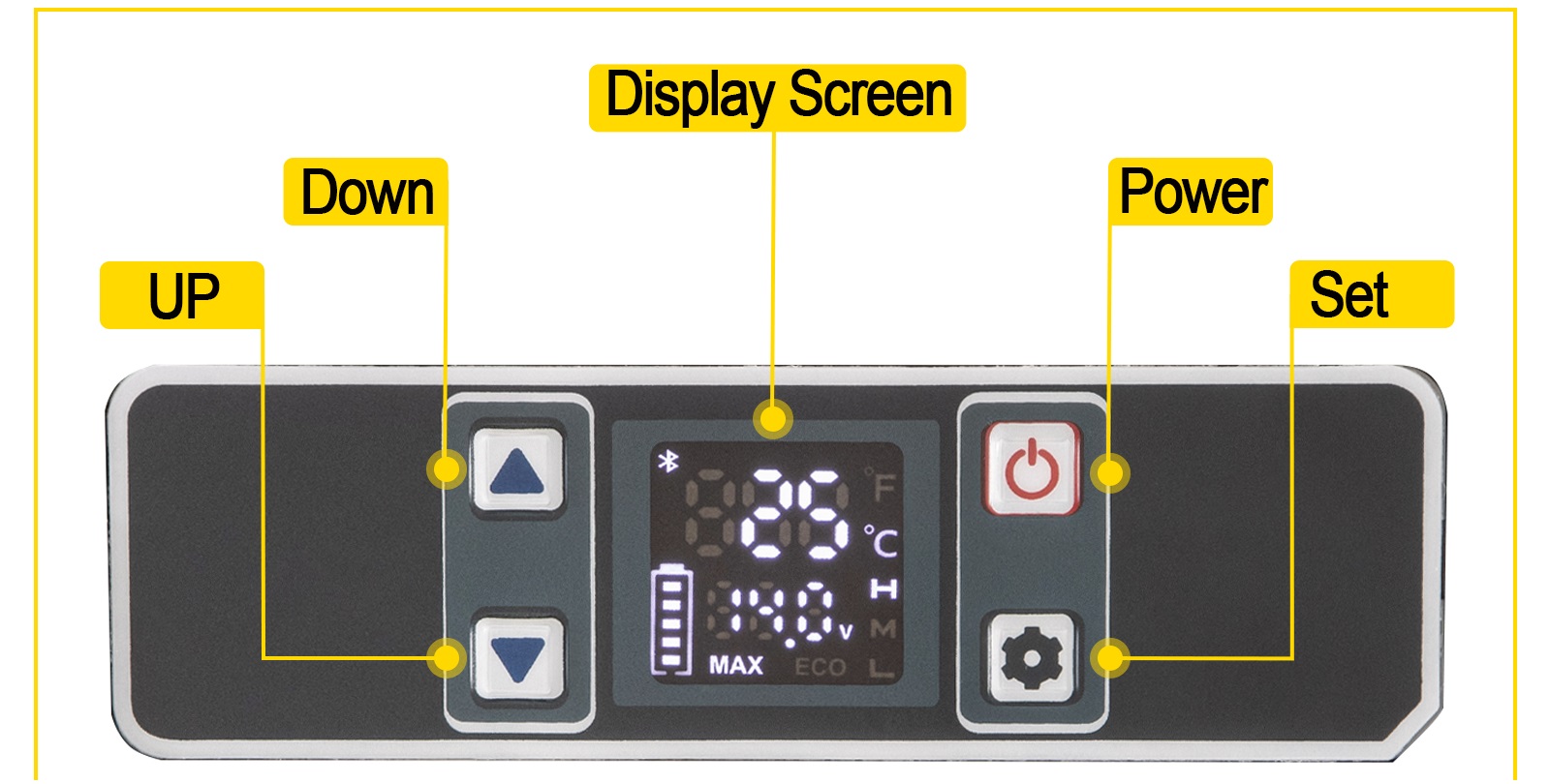 Autochladnička kompresorová, autolednice, objem 55l, napájení 12V, 24V nebo 230V, LCD displej, bluetooth aplikace