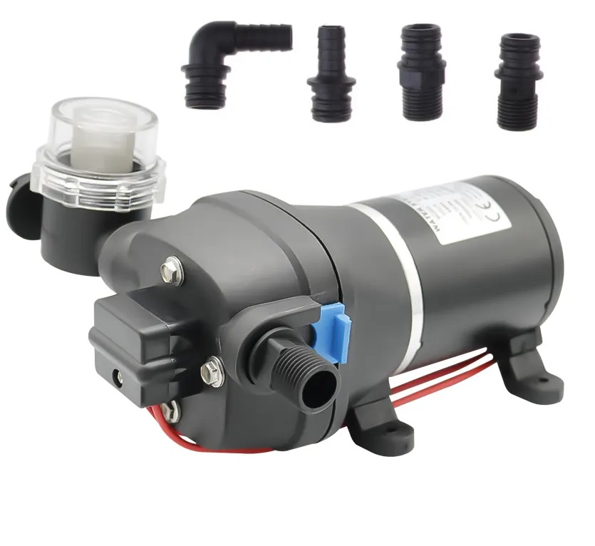 Tlakové membránové čerpadlo 10l/min, tlak 17PSI (1,2bar), napájení 12V