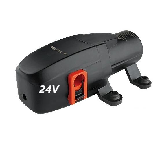 Tlakové membránové čerpadlo 5,6l/min, tlak 40PSI (2,8bar), napájení 24V, Seaflo