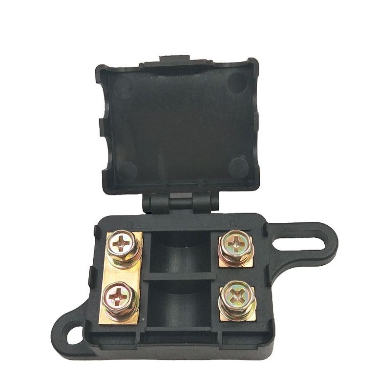 Distribuční blok pouzdro pro 2 pojistky MIDI nebo ANL MINI