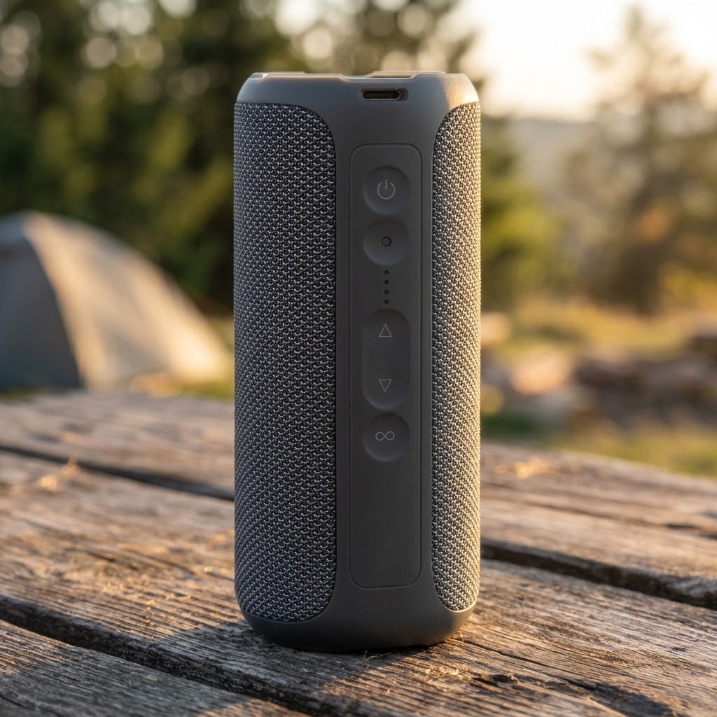 Bezdrátový reproduktor OTZ s výkonem 40W, barva černá, podpora bezdrátového Bluetooth, linkového vstupu AUX 3,5 mm, USB portu i slotu na TF karty, kapacita baterie 6600 mAh, IPX7