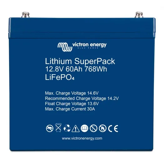 Victron Energy LiFePO4 baterie 12,8V/60Ah Lithium SuperPack
