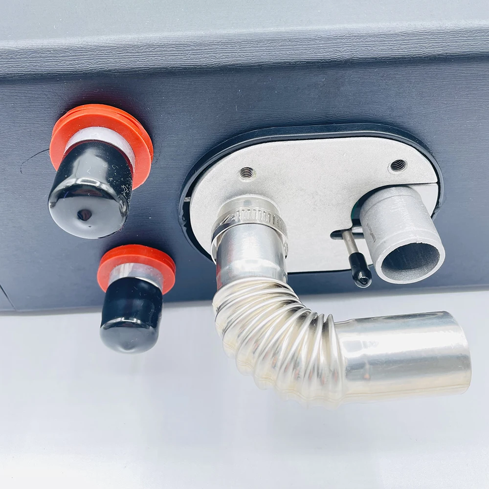 XL-AIRDD XL-AIRD Krátké potrubí na odvod spalin 13cm, výfuk k nezávislému topení