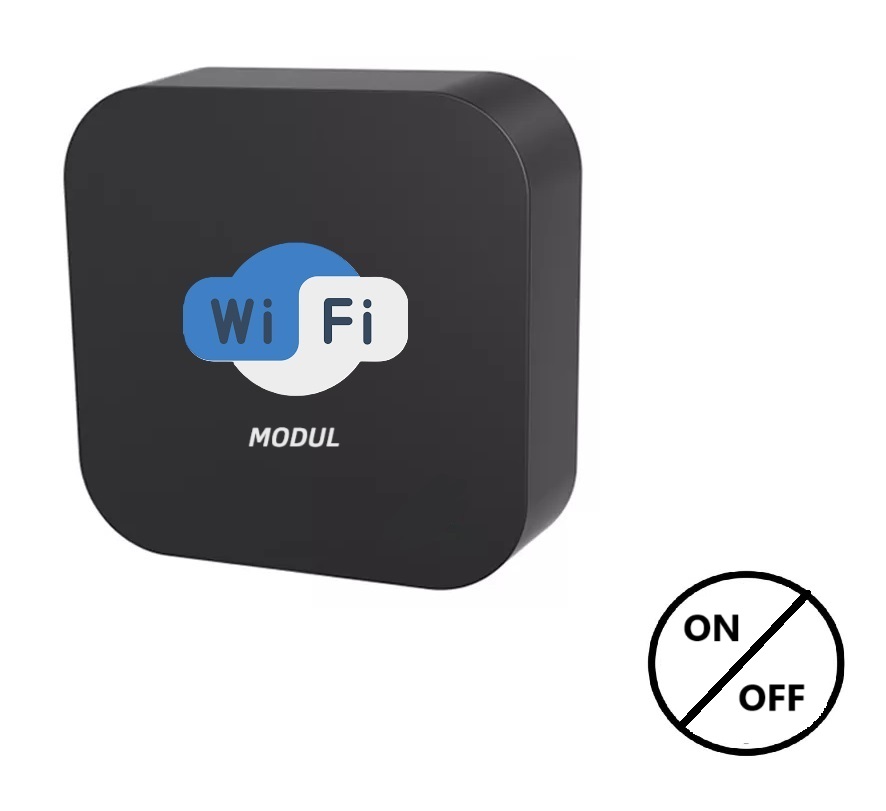 Wifi modul pro vzdálené zapínání/vypínání nezávislého topení prostřednictvím aplikace v mobilním telefonu