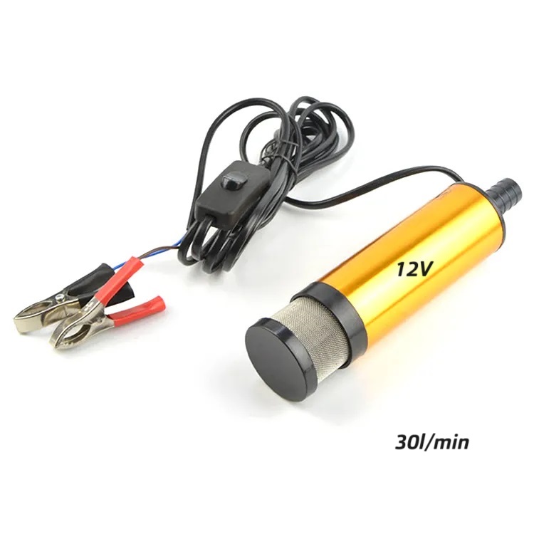 Ponorné čerpadlo 30l/min, s krokosvorkami a vypínačem, včetně filtru 12V