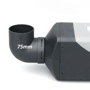 XL-AIRDD Ohyb 90° průměr 75mm - na výstup topení