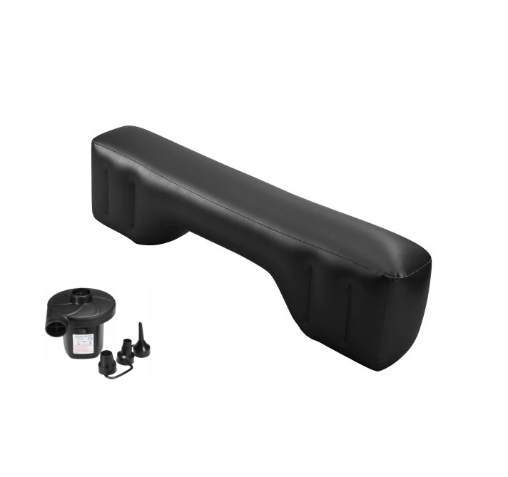 Nafukovací výplň na zadní sedadla automobilů barva černá s elektrickou pumpou 12V