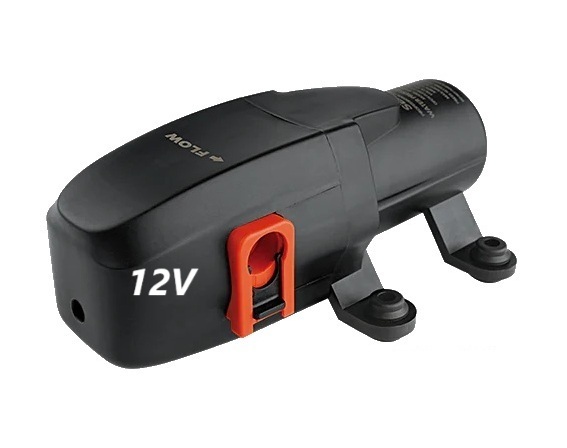 Tlakové membránové čerpadlo 5,6l/min, tlak 40PSI (2,8bar), napájení 12V, Seaflo