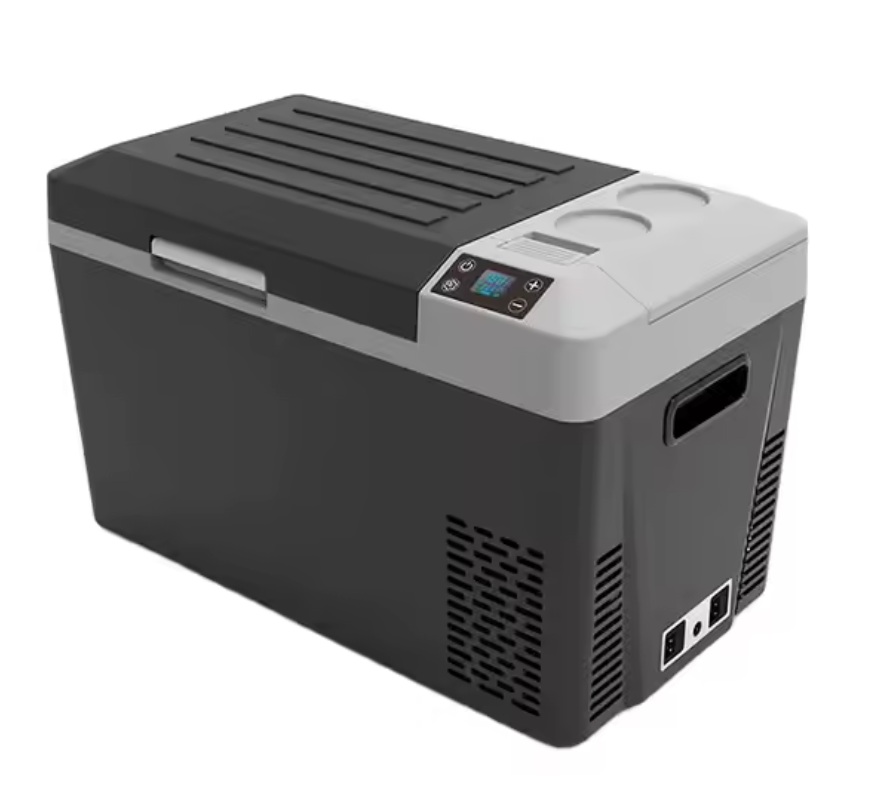 Autochladnička kompresorová, autolednice, objem 25l, napájení 12V, 24V nebo 230V, LCD displej