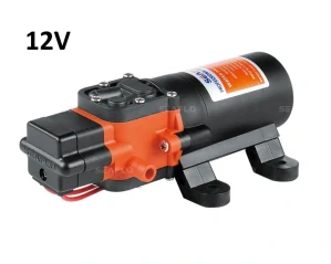 Tlakové membránové čerpadlo 4,3l/min, tlak 40PSI (2,4bar), napájení 12V, Seaflo