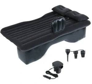 Nafukovací matrace do auta na zadní sedačky tmavá včetně 12V pumpy