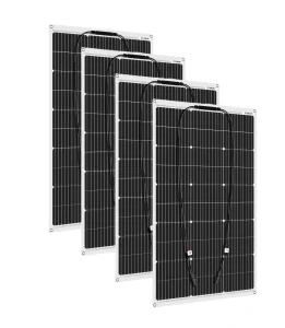 Flexibilní solární panely 400Wp (4 panely 100w), 18V, 5A, 975x565mm