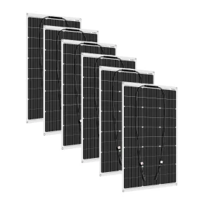 Flexibilní solární panely 600Wp (6 panelů 100w), 18V, 5A, 975x565mm