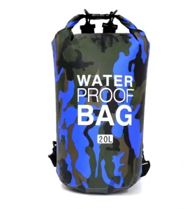 Nepromokavý vak 20 litrů, modrý