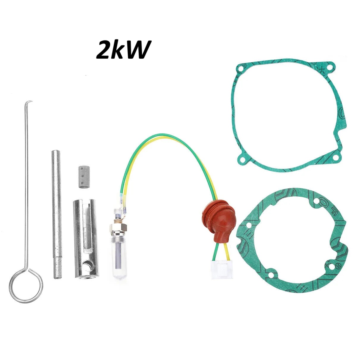 XL-AIRDD Sada na výměnu svíčky a filtru včetně těsnění pro čištění spalovací komory 7 dílů pro topení 2kW 12V