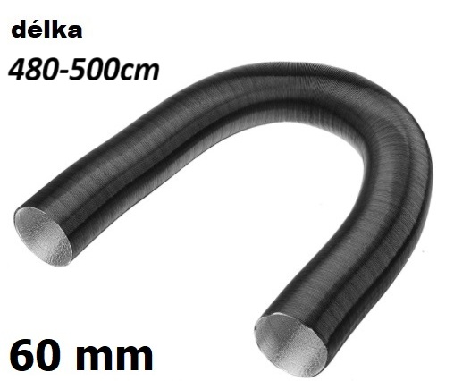 XL-AIRDD Potrubi na rozvod vzduchu 60mm, délka 480-500cm