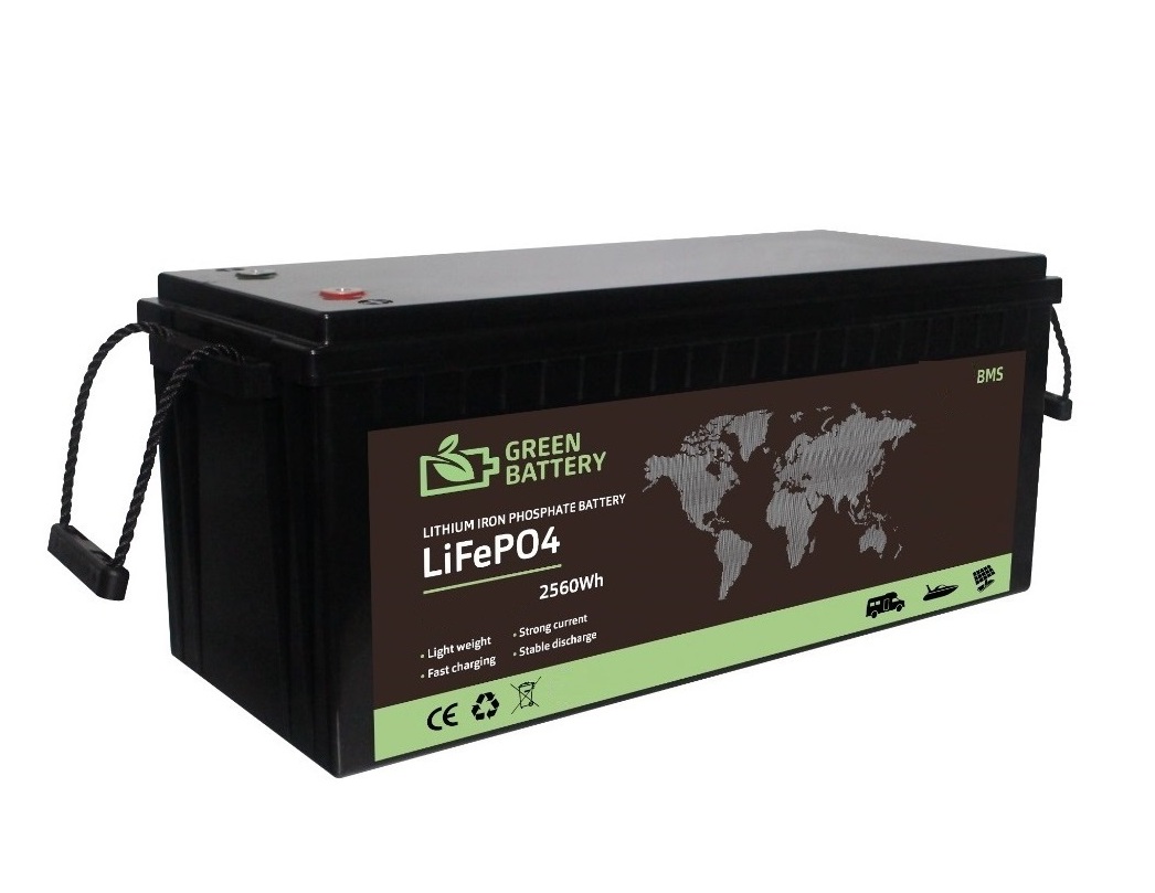 Baterie LiFePO4 25,6V (24V) 100Ah, 2560Wh, Lithium-železo-fosfátová baterie, BMS 