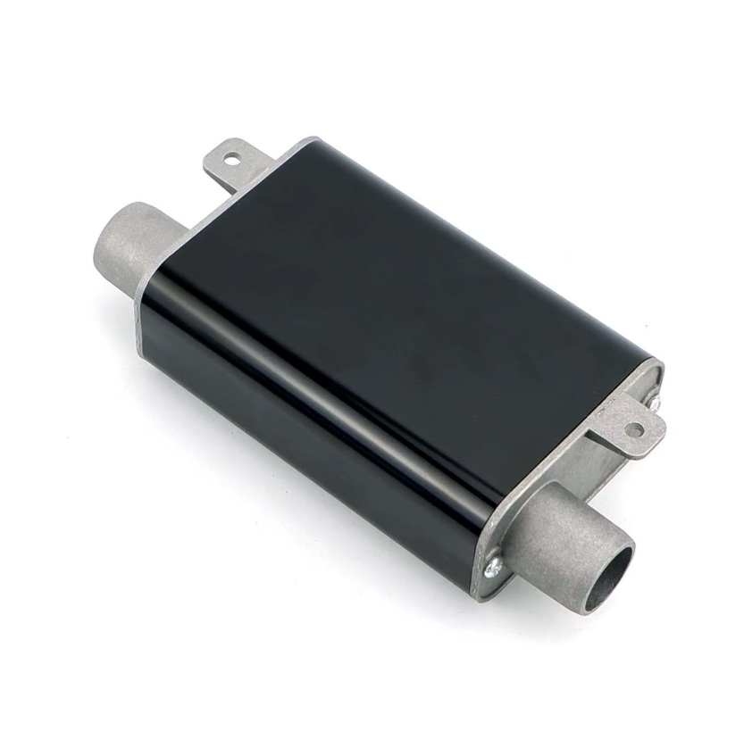 XL-AIRDD Tlumič hluku na výfuk nezávislého topení vylepšená verze malý barva černá