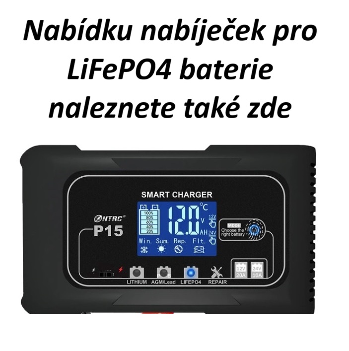 Nabiječky pro LiFePO4 baterie naleznete zde