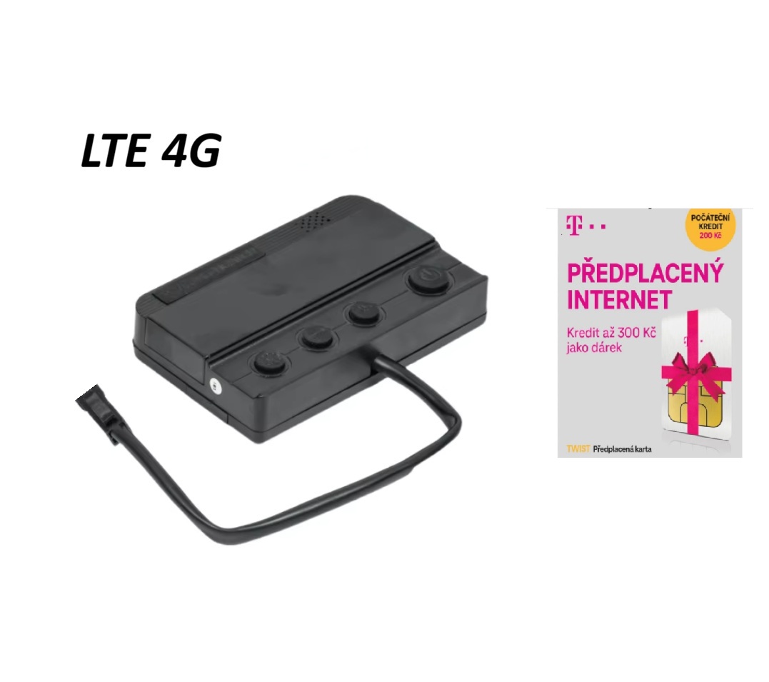 XL-AIRDD Wifi Ovládací panel LTE k nezávislému topení s možností ovládání prostřednictvím 4G sítě se SIM kartou zdarma