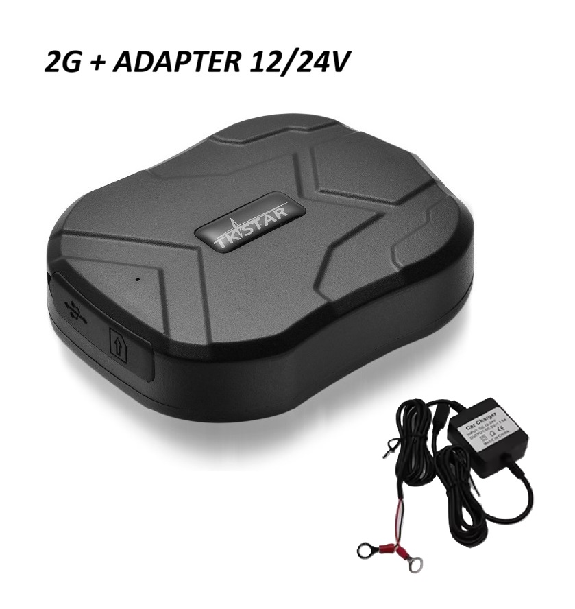 GPS lokátor TK-Star TK905 2G + Adaptér pro trvalé napájení 12V/24V a doživotní sledování zdarma