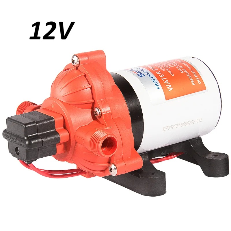 Tlakové membránové čerpadlo 11,3l/min, tlak 45PSI (3,1bar), napájení 12V, Seaflo