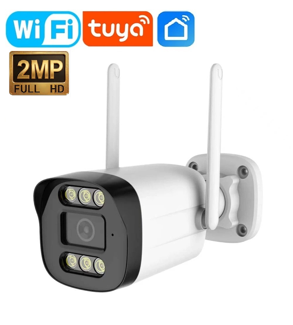 Tuya 2MP HD Venkovní WiFi Kamera – Smart Life Zabezpečení s Nočním Viděním