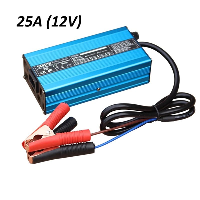 Nabíječka pro baterie LiFePO4 14,6 (12V), rychlost nabíjení 25A, krokosvorky