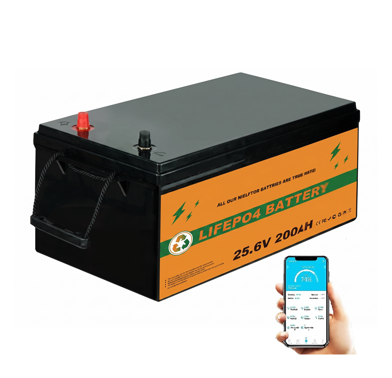 Baterie LiFePO4 25,6V (24V) 200Ah, 5120Wh, Lithium-železo-fosfátová baterie, BMS