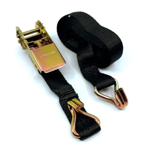 Upínací pás s ráčnou barva černá pro správné vypnutí plachty