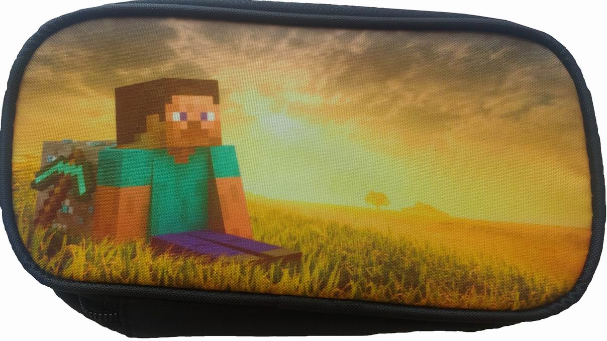Minecraft Penál pro děti, pouzdro na psací potřeby