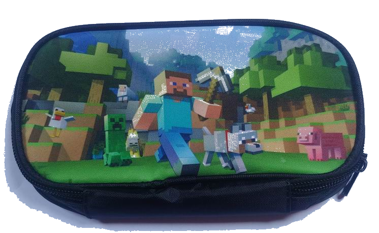 Minecraft Penál pro děti, pouzdro na psací potřeby