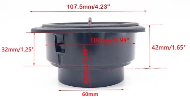 XL-AIRDD Koncovka na rozvod vzduchu 60mm