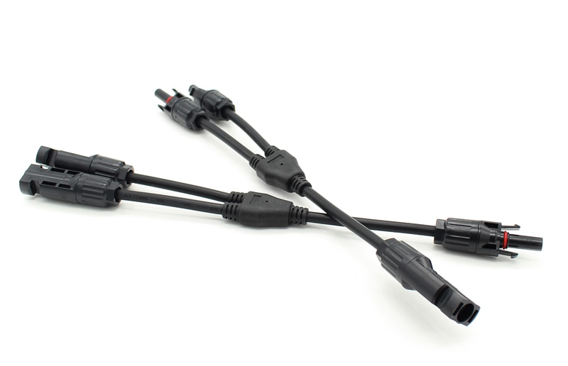 Solární slučovací konektory 2x MC4 pár