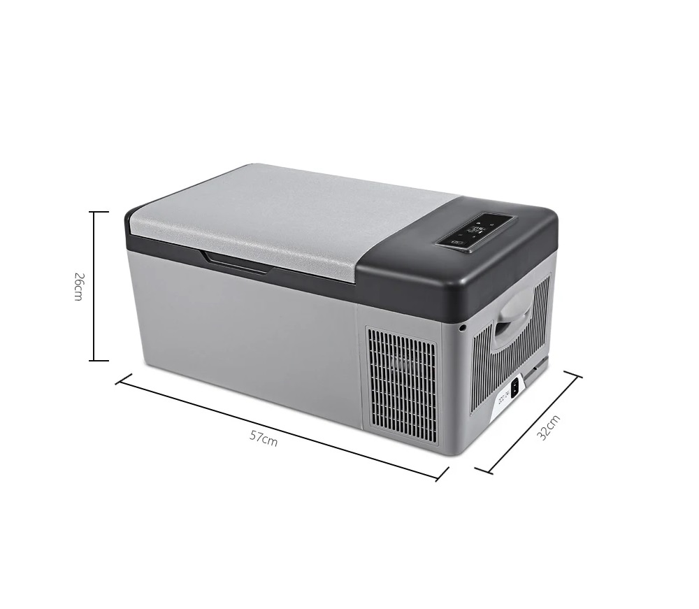 Autochladnička kompresorová, autolednice, objem 15l, napájení 12V, 24V nebo 230V, LCD displej, bluetooth aplikace