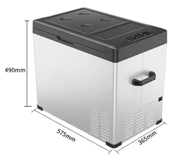 Autochladnička kompresorová, autolednice, LCD displej, bluetooth aplikace, autolednice, objem 50l, napájení 12V, 24V nebo 230V