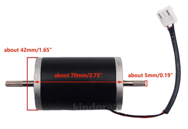 XL-AIRDD náhradní 12V motor k ventilátoru pro topení 2kW