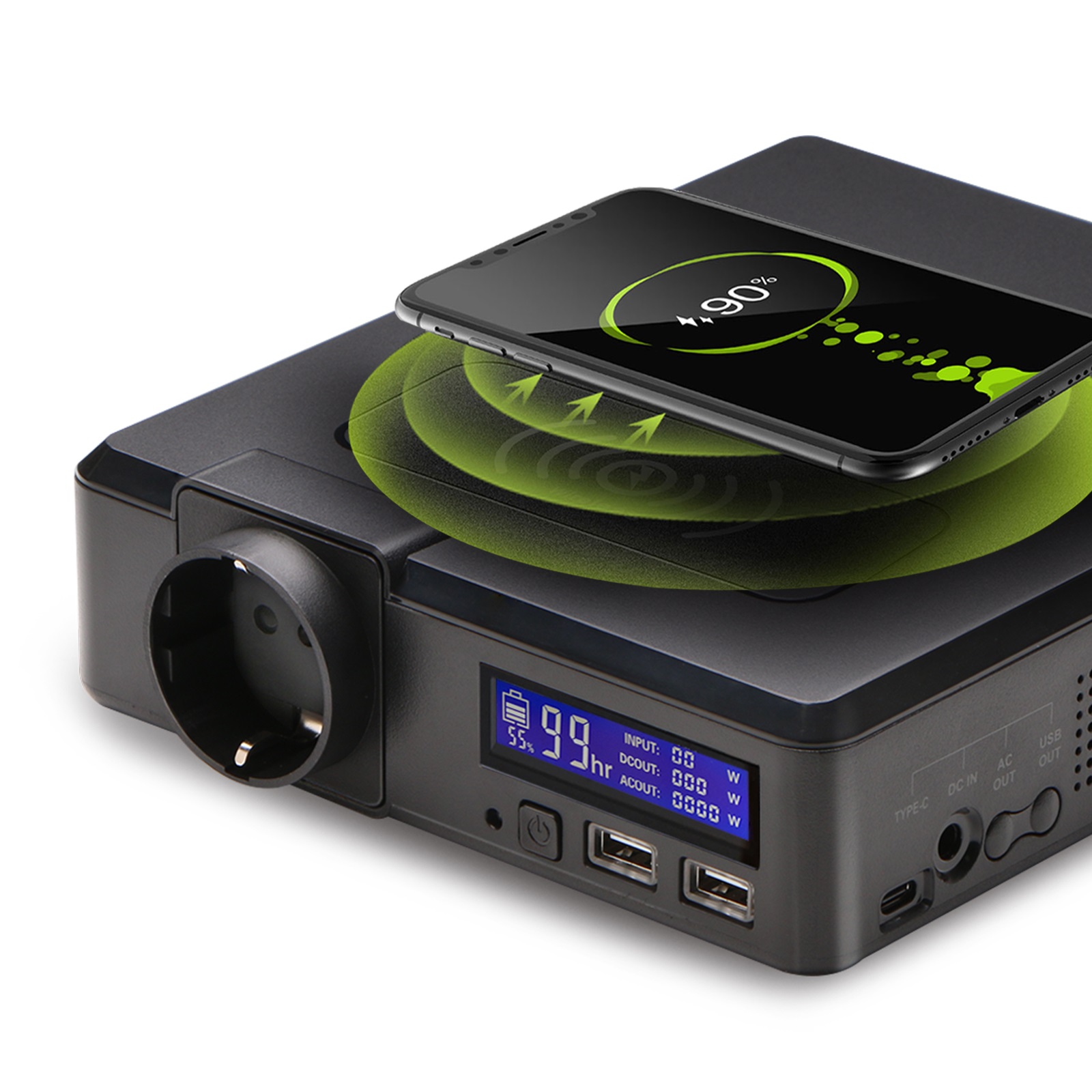 Nabíjecí stanice ALLPOWERS S200, kapacita baterie 154Wh, výkon měniče 200W