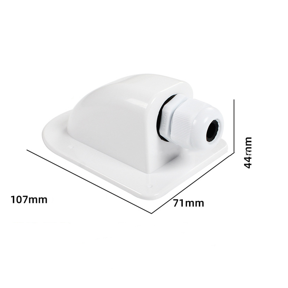 Střešní průchodka pro kabely, jednoduchá, bílá