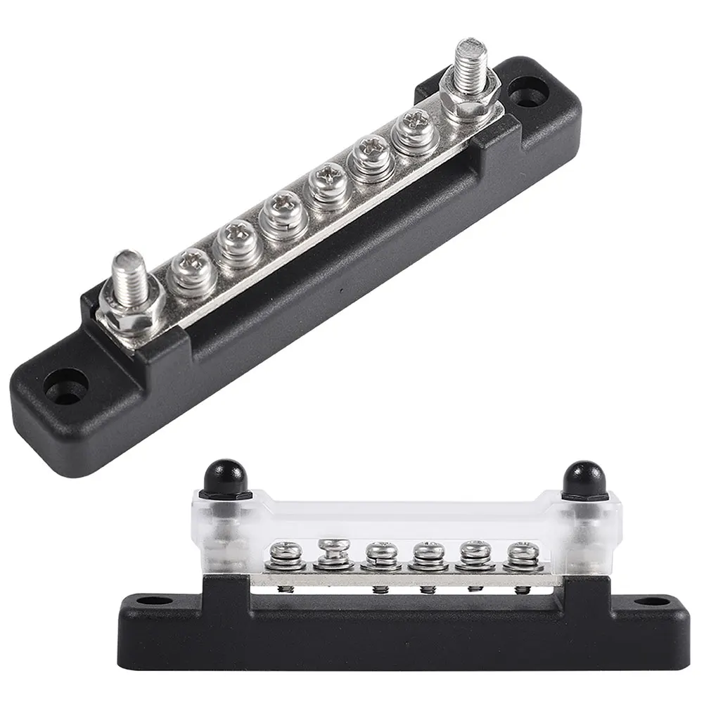 Propojovací termínál 2xM6 6xM4 do 150A 48V/DC a 300V/AC