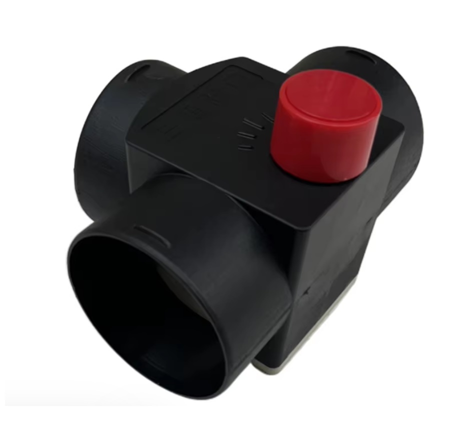 XL-AIRDD Rozdvojka ve tvaru T, průměr 75mm, nastavitelný směr vzduchu