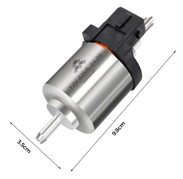 XL-AIRDD Tiché čerpadlo  k nezávislému topení 12V, pro dieslová topení 2-8kW, objem podávané nafty 22ml