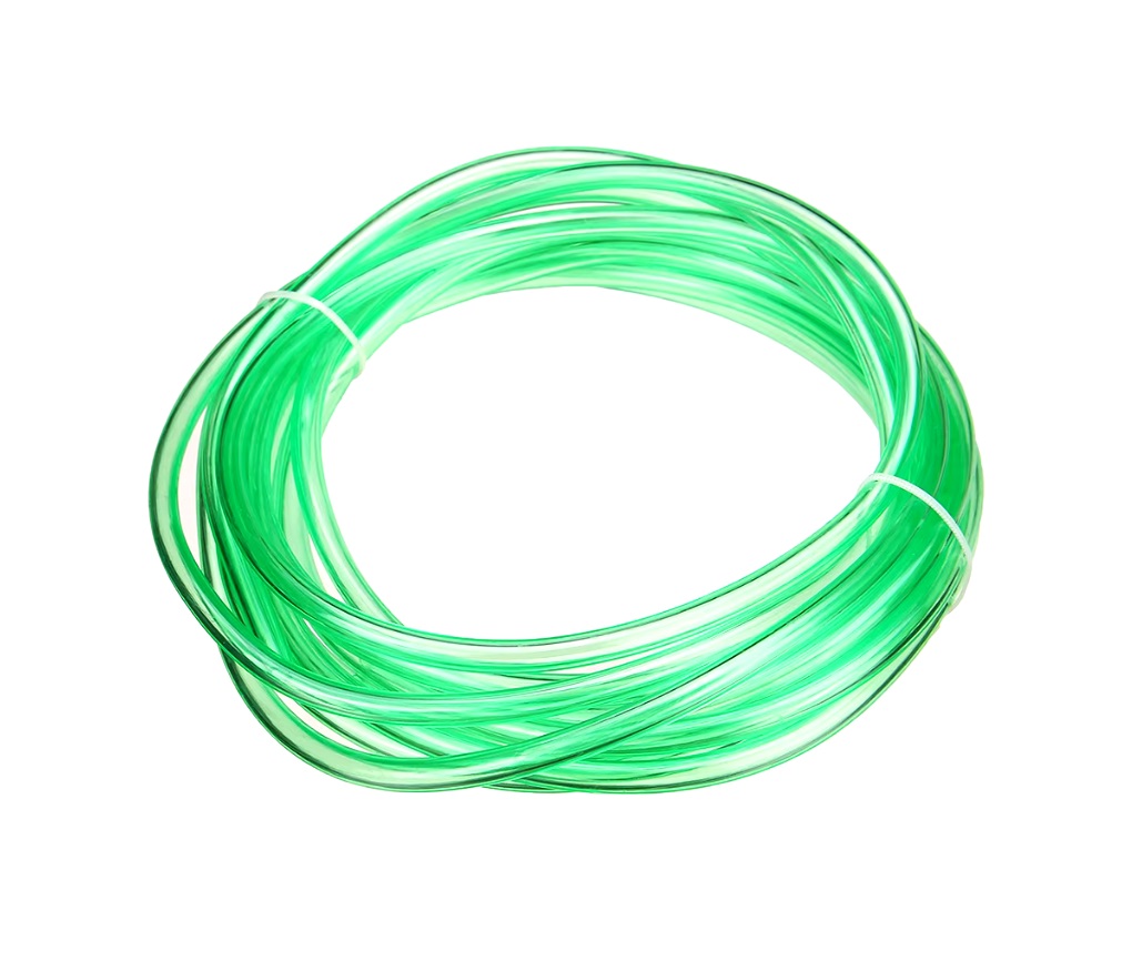 XL-AIRDD Zelená hadička pro rozvod paliva délka 4m, 4x svorka