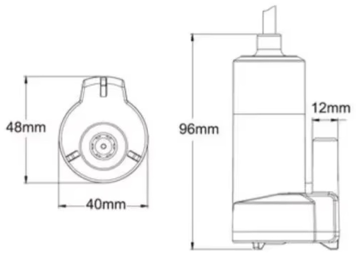 Ponorné čerpadlo 12l/min, napájení 12V, Seaflo