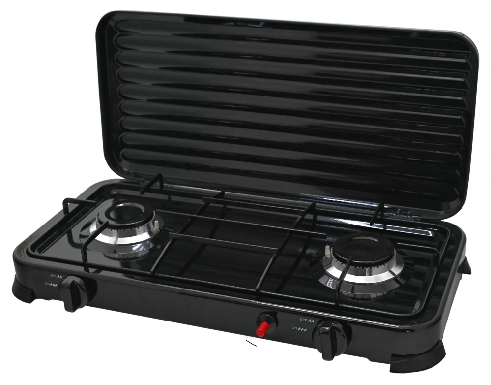 Plynový vařič dva hořáky LPG 30Mbar