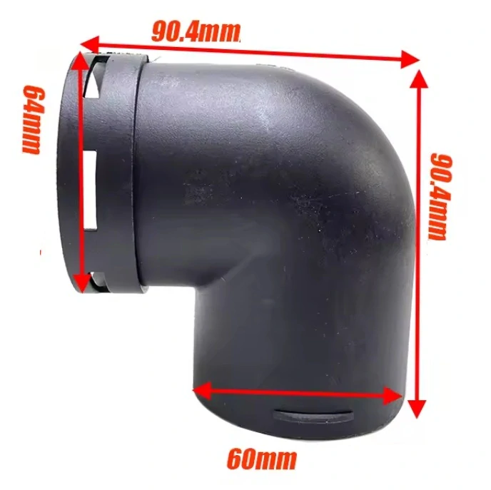 XL-AIRDD Ohyb 90° průměr 60mm - na výstup topení