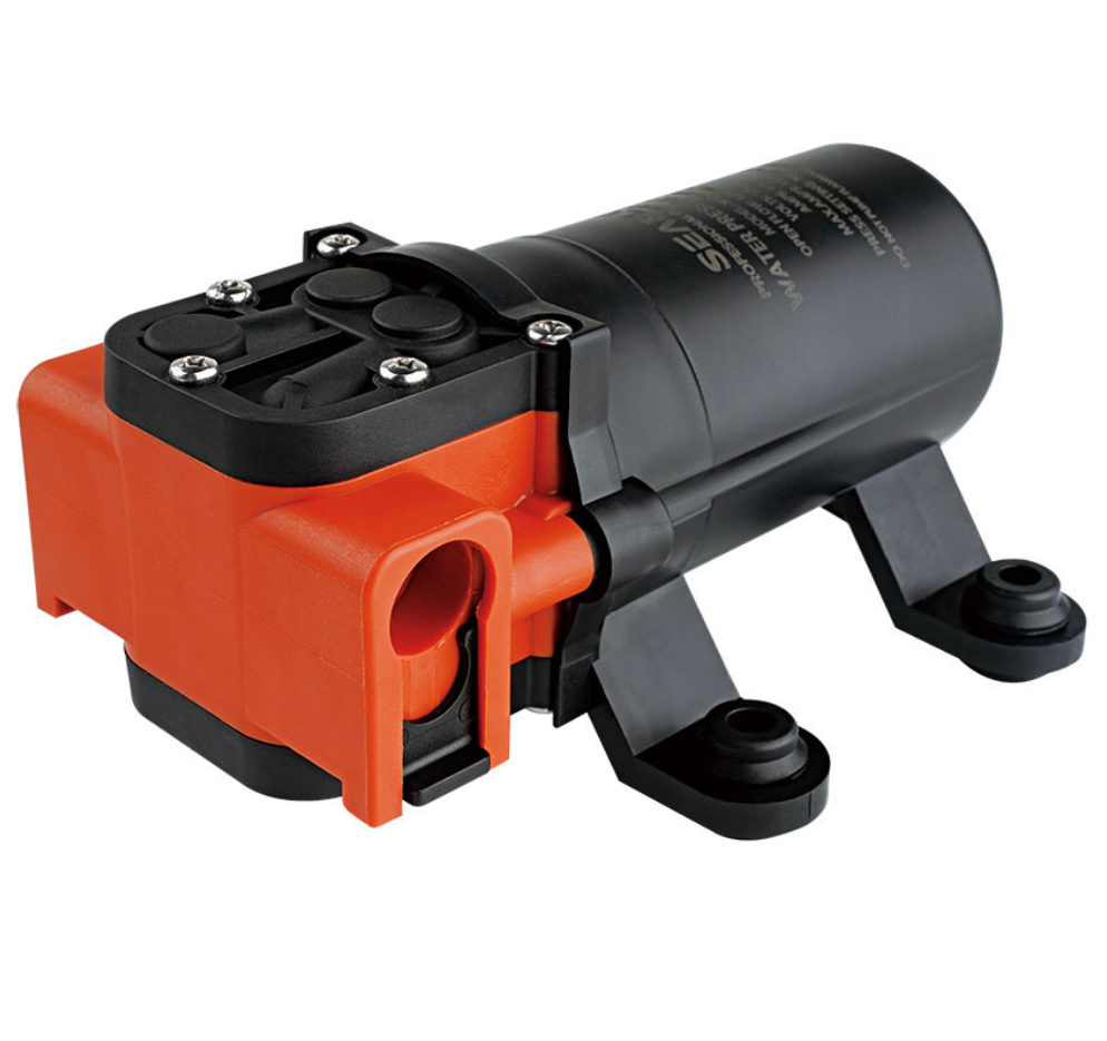 Tlakové membránové čerpadlo 3,8l/min, tlak 40PSI (2,8bar), napájení 24V, Seaflo